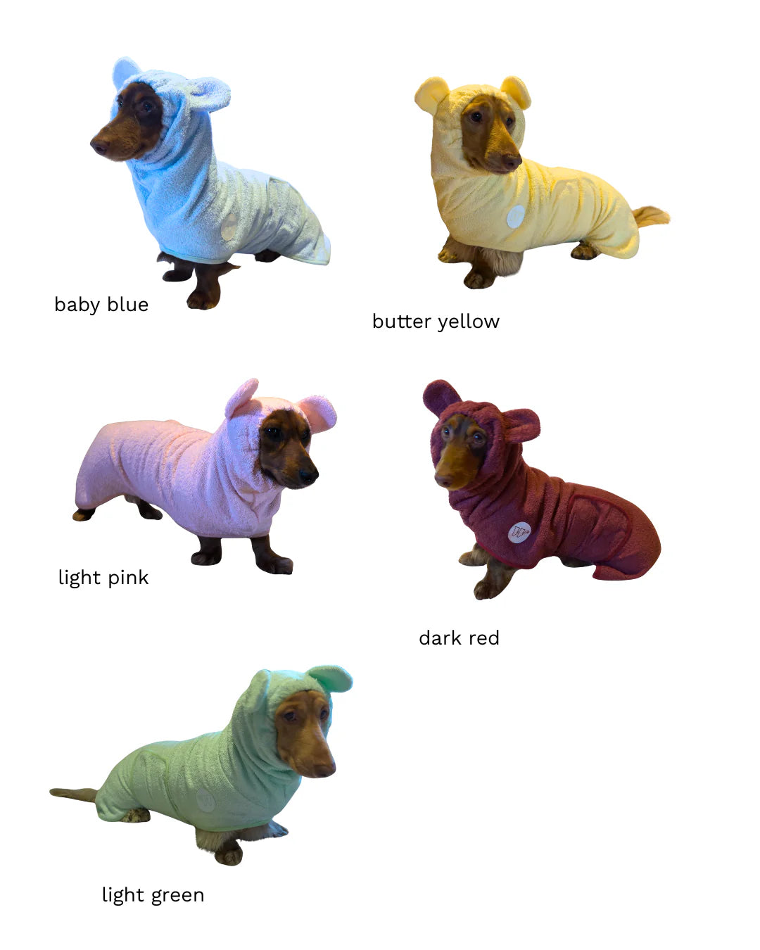 dachshund bathrobe