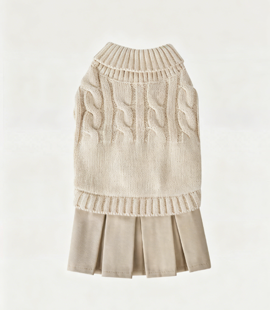 Pet Knit Sweater Dress