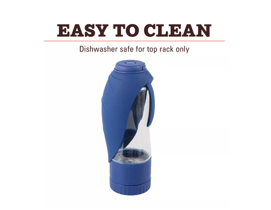 2-in-1 Water Bottle & Food Dispenser