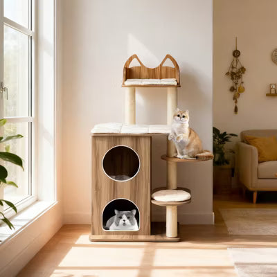 Wooden Cat Tree