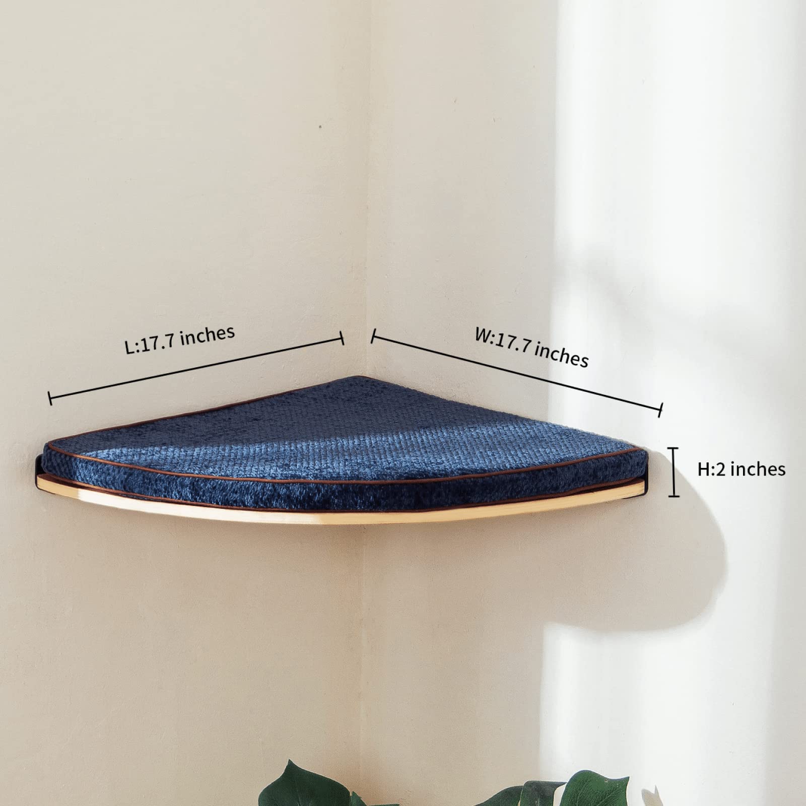 Cat Shelf with Comfortable Cat Pad